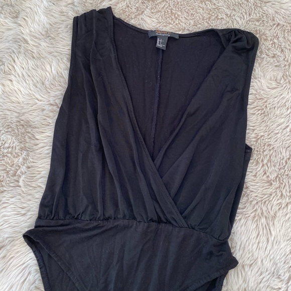 Black forever 21 bodysuit - Picture 2 of 4